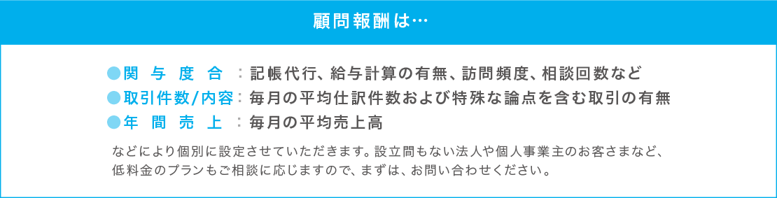 顧問の報酬は